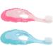 Minkissy Baby Toothbrush Set - 4 Pieces Newborn & Children's Travel Toothbrushes Bite Toys for Dental Care Beautiful Teeth Cleaning Tools - Buy Online on GoSupps.com