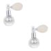 FOMIYES Highlighters 2 pcs Vintage Home Sparkling Face Beauty Light Cosmetic for Sparkle Girls Travel Women Silverx2pcs mediumx2pcs