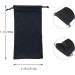 Yuntop 4Pcs Microfiber Sunglasses Storage Pouch & Cleaning Cloth | Premium Quality with Drawstring Closure - Perfect for Travel - Buy Online on GoSupps.com