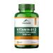 Vitamin B12 Methylcobalamin 1000 mcg Plant-Based B12 Capsules with Spirulina Wheatgrass Beetroot Amla Supports Energy Nerve Health & Red Blood Cell Formation 60 Vegan Caps - 60 Days Supply