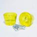 VKEDA Roller Skate Toe Stops Plugs - Durable 82A PU Rubber Brake Block 2-Pack (Yellow) - Buy Online on GoSupps.com