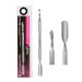 STALEKS PRO by Natury Nails Cuticle Pusher Manicure Pedicure Stainless Steel Expert 30/4.2