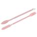 Telescopic Silicone Spatula Pink Reusable Jar Scraper Retractable Mini Makeup Spatula Spoon Set for Cosmetics