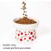 Petkit Ceramic Raised Cat Food Bowls Set - Elevated Porcelain Kitty Puppy Dishes in White and Red (2 Bowls) - Buy Online on GoSupps.com