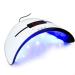 LKE UV lamp for gel nails 36W nail dryer with portable USB charging function 30/60/90s timing function LCD display and infrared sensor LED nail lamp is suitable for all gels