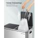SONGMICS 8 Gallon Drawstring Trash Bags - 90 Count, Custom Fit Liners for Dual Trash Cans, Watertight Kitchen Garbage Bags - White (UKRB30A02) - Buy Online on GoSupps.com