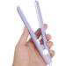 Mini Hair Straightener 2 in 1 Portable Ceramic Tourmaline Flat Iron Curler for Short Hair - Purple Hair Tools - Buy Online on GoSupps.com