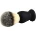 Luxury Shaving Brush Set for Men - 2 Piece Black ABS Handle - Premium Grooming Essentials - Buy Online on GoSupps.com