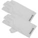 Healeved 2 Pairs Uv Gloves Nail Dryer Uv Glove Gel Manicure Gloves Fingerless Manicure Gloves Uv Shield Gloves Nail Gel Uv Nail Gloves Lamp Fabric Anti-uv White Women's - Buy Online on GoSupps.com
