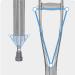 LINYUES Underarm Crutches for Adults Double Adjustable Medical Crutches Non-Slip Walking Stick Sturdy Stainless Steel(1 Pair) (Size : 110-130CM) Anniversary 134-154CM - Buy Online on GoSupps.com