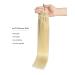 Parxitn Microring Extensions - 50g Real Human Hair 50 Pieces 50cm Warm Platinum Blonde (#60) - Micro Loop Hair Extensions for Seamless Volume - Buy Online on GoSupps.com