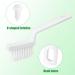 2pcs V Shaped Grout Cleaner Brush Handheld Stiff Bristle Crevice Cleaning Brush Multifunctional Shower Scrub Tool for Tile Floors Tracks Door Slot Bathroom Kitchen - Buy Online on GoSupps.com