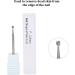 Nail Drill Bit Available Nail Polisher Drill Bits Anti corrosion for Most People for Manicure Polishing(T-2) - Buy Online on GoSupps.com