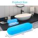 Uraqt Electric Toothbrush Case | Travel Etui for 1 Handpiece & 2 Brushes | Blue Frosted Travel Essentials - Buy Online on GoSupps.com