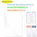 MagniPros 2PACK Large Full Page 3X Premium Magnifying Sheet Fresnel Lens 7.5 x 10.5 + Bonus Ruler Magnifiers - Ideal Magnifying Set for Reading Small Prints & Low Vision Seniors - Buy Online on GoSupps.com