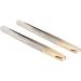 Precision Eyebrow Tweezers Set - 2 Pieces for Perfect Brows | Daily Beauty Tools for Women | Ideal for Ingrown Hair - Buy Online on GoSupps.com