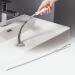 DGJY Pipeline Dredging Brush Sink Hair Snake Drain Cleaning Brush Long Dredging Spring Pipe Snake Hair Drain Clog Remover Cleaning Tool Kitchen Sink Cleaning Hook Drain Cleaner Sticks (1PCS)