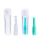 JOCXZI Pack of 4 Contact Lens Removers - Contact Lens Insertion Aid Contact Lens Green Inserter Remover with Storage Case for All Types of Cosmetic Contact Lenses for Home Travel