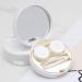 Exceart Gold Contact Lens Case - Travel Container with Mirror Tweezers & Lens Pen for Safe Storage - Buy Online on GoSupps.com