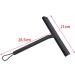 Almencla Shower Squeegee with Hook Window Wiper Water Stains Removing for Smooth Surfaces Tile Floor Black - Buy Online on GoSupps.com