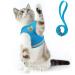 Supet cat dishes Breaking-safe cat linen with dishes for cats soft cats vest for kitten dogs chihuahua (L light blue) l (breast size: 38-43 cm) light blue