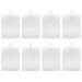 RIIEYOCA 8 Piece Portable Fluid Packing Bag Refillable Travel Pouches Clear Plastic Empty Packaging bag for Shampoo/Shower Gel/Hand Sanitizer/Cosmetic Divide Bag(200ml)