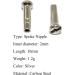 36pcs Pro Bamboo Kitchen Silver Spoke Cap & Nipples Set for 14G Mountain Road Bicycles - Buy Online on GoSupps.com