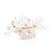 Beaupretty Bride Comb Comb Bridal Hair Comb Hair Comb for Crystal Hair Comb Wedding Hair Comb pearl hair Hair Bridal Hair Accessories