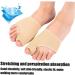 Orthopedic Toe Brace with SEBS - Bunion Corrector & Hallux Valgus Brace for Foot Pain Relief | Breathable Lycra Fabric Toe Separator for Women and Men - Size L - Buy Online on GoSupps.com
