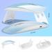 Uraqt Mini UV Nail Lamp - Portable LED Nail Dryer with Timer & Nail Tools for Gel Nails - USB Powered (Blue) - Buy Online on GoSupps.com