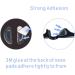 Silicone Eyeglass Nose Pads - Hypo-allergenic Adhesive Nose Grips for Glasses and Sunglasses (12 Pairs) - Buy Online on GoSupps.com