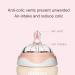 PPSU Anti Colic Newborn Baby Bottles - Wide Neck Breast-Like Nipple, Slow Flow - 2 Pack Pink (2.5 oz) - Ideal for Breastfeeding Toddlers - Buy Online on GoSupps.com