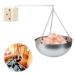 Xeerun aroma bowl sauna sauna stainless steel sauna aroma bowl sauna accessories sauna evaporator shell hanging for spa bowl cup of etheric oil bowl sauna room