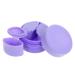minkissy 3 Sets Cream Box Cosmetic Jar with Spoon Lotion Dispenser Jar Cosmetic Lotion Bottle Durable Cream Storage Jar Cream Jar with Spoon Silica Gel Storage Box Portable Purple Travel