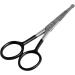 Nose Hair Scissors with Rounded Tip - Perfect for Trimming Facial, Ear, and Eyebrow Hair | Black - Buy Online on GoSupps.com