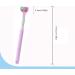 Three-Page Toothbrush | Ultra-Fine Extra Soft Bristles | Triple Angle Dental Care in Purple - International Shipping Available - Buy Online on GoSupps.com
