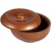 Fomiyes Wooden Shaver Bowl Set - 2 Pcs Razor Shell with Lid for Men's Shaving Cream | Bamboo Shave Cup for Premium Grooming - Buy Online on GoSupps.com