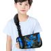 Ledhlth Camo Kids Arm Shoulder Sling Blue for Children Padiatric Toddler Sling Brace Immobilizer Support for Shoulder Elbow Wrist Injury Boys Girls, Kids L