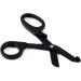 Stainless Steel Medical Bandage Scissors - EMT & Trauma, First Aid Tool for Paramedic, Nurses & Doctors - Precise Cut, Bent Black Scissors - Buy Online on GoSupps.com