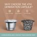 Tamper de capsules de caf rechargeable pour dosettes de caf r utilisables Accessoires de rechange pour machine -B - Buy Online on GoSupps.com