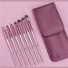 Premium Eye Shadow Brush Set - Soft Hair Eye Smudge & Nose Shadow Brushes for Flawless Makeup Application - Buy Online on GoSupps.com