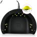 Healeved 3pcs Nail Lamp Gel Nail Dryer Nail Polish Dryer Lamp Nail Art Dryer Professional Nail Dryer Lamp Professional Nail Art Tools Nail Gel Uv Nail Dryer White Phototherapy Lamp Painless - Buy Online on GoSupps.com