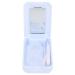 Contact lens container portable contact lens container clear contact lens storage travel set with a mirror bottle tweezers applicator for daily use outdoors (chrysanthemums)
