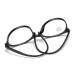 Iynwbjts anti-blue light reading glasses Retro reading glasses with a large frame rice nail frame wholesale for men and women in the same style (color: black size: 4.00) 4.00 black