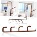 OATIPHO 3pcs Coat Hangers Wall Mount Clothes Rack Towel Hanger Over Door Multipurpose Towel Rack - Buy Online on GoSupps.com