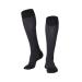 Touch Men's Compression Dress Socks 20-30 mmHg Graduated Support Knee High Trouser Style Business Casual Wear Black Medium (20-30 mmHg) Black Herringbone Medium (1 Pair)