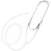 Nuvlsa Earscope - In-Ear Stethoscope Ozone Insufflator with Medical Silicone Tube, Soft Ear Plugs, Male Luer Lock