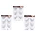 NOLITOY 3 Sheets Waterproof Eyebrow Stickers Mens Sticking Stuffers Peel Artificial Eyebrow Template 21x15cm Black