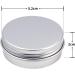 Kbnian 30ml Aluminum Tins - 30pcs Empty D schen for Cosmetics Nail Art & Ointments - Silver Sample Containers (5.2 x 2cm) - Buy Online on GoSupps.com