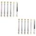 Healeved 12 STK Wangan hair toothbrush toothbrush for sensitive gums pregnant toothbrush toothbrush for adult travel toothbrush manual pp travel bristles